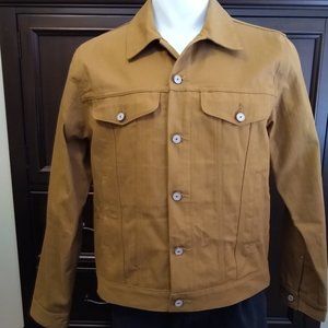 JAPAN HERRINGBONE TRUCKER - CAMEL SIZE XL